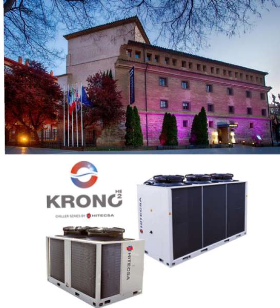 Bomba de Calor KRONO2 de Hitecsa en el Hotel Monasterio Benedictino de Zaragoza