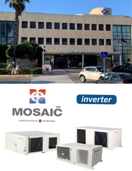 Mosaic HE inverter de Hitecsa en el Hospital de Melilla