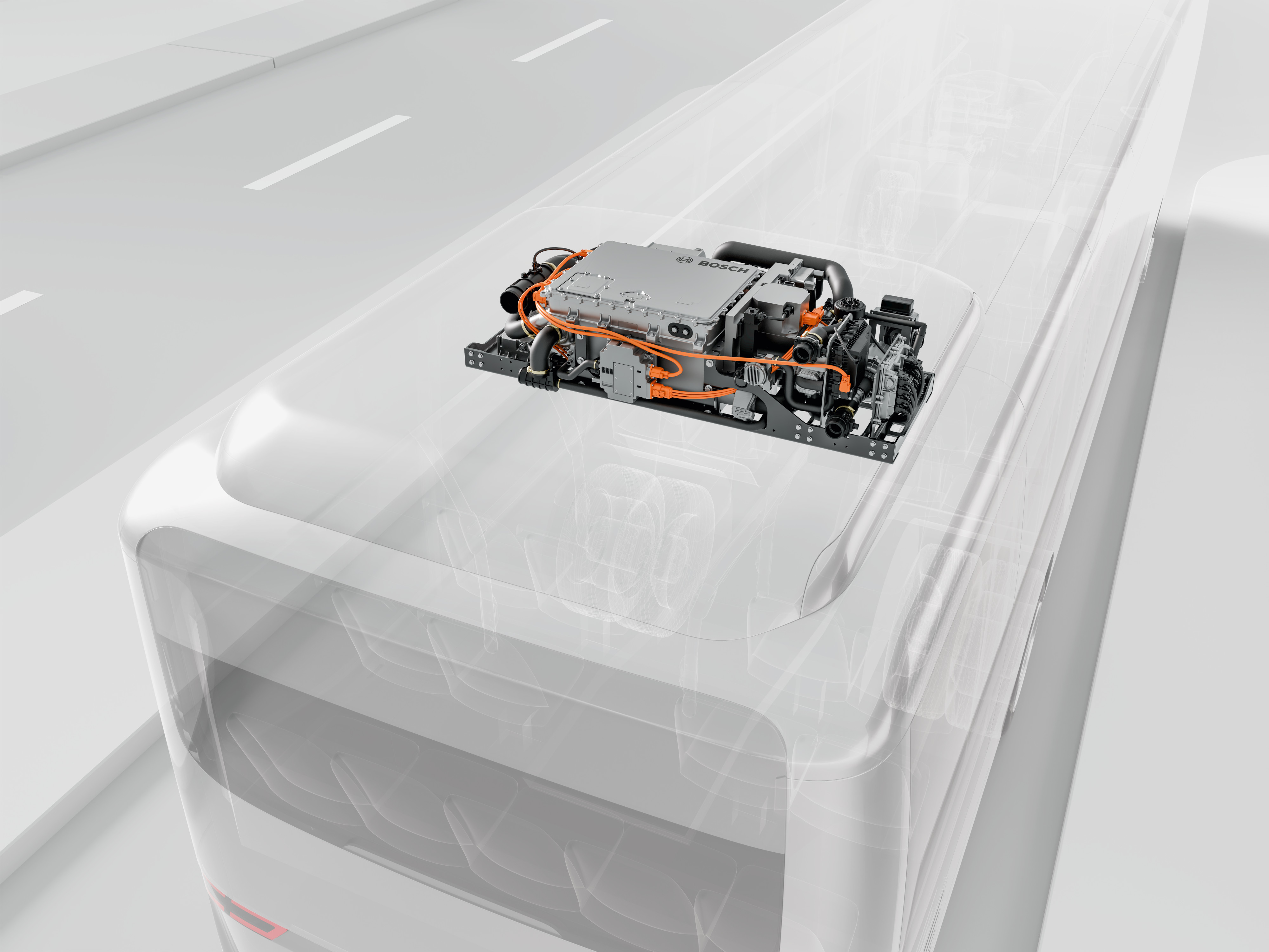 Bosch amplía su oferta de soluciones de hidrógeno con una nueva pila de combustible para autobuses 