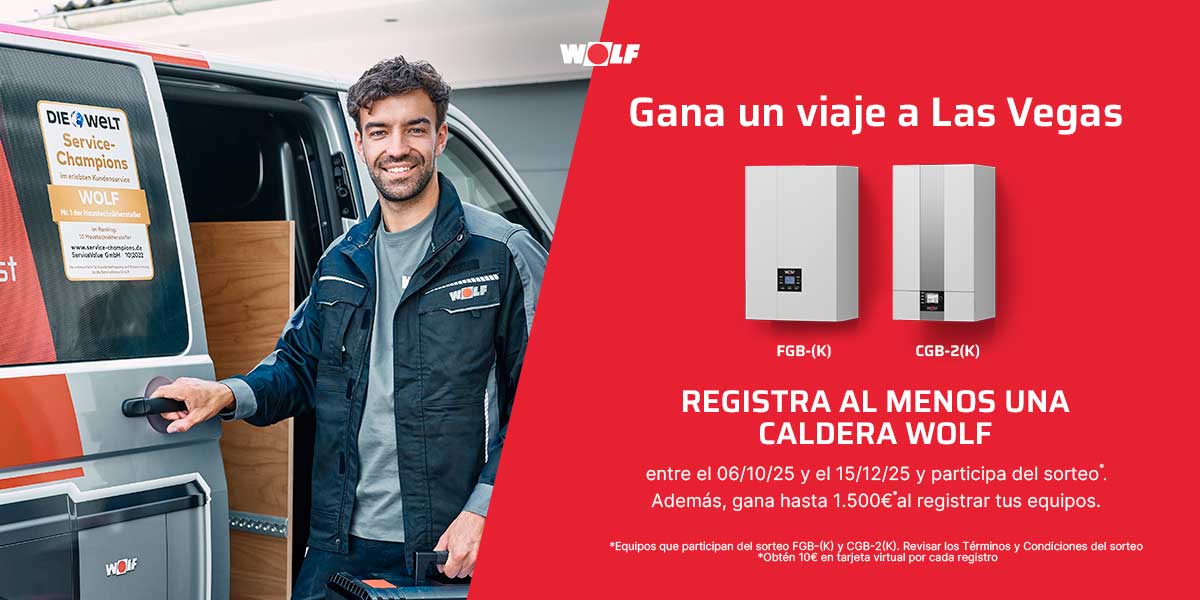 WOLF recompensa a los instaladores con la promoción “Instala y gana un viaje a Las Vegas”