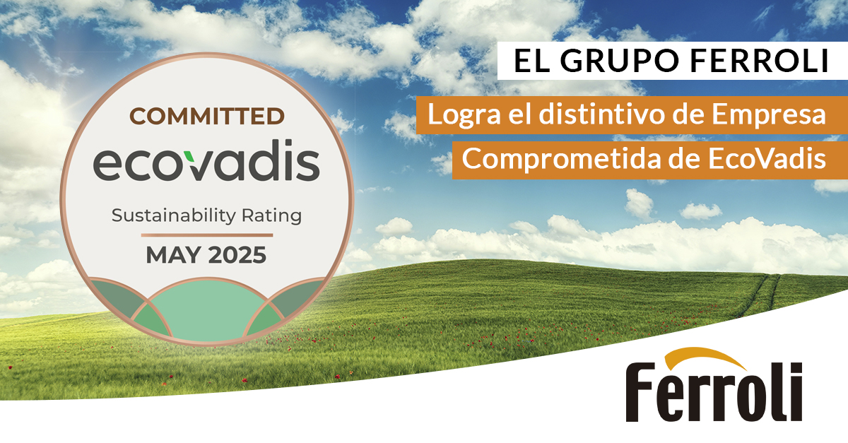 El Grupo FERROLI obtiene el distintivo de empresa comprometida de ECOVADIS