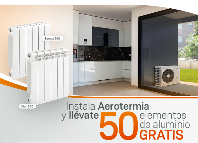  FERROLI impulsa la aerotermia con una promoción para instaladores: radiadores gratis con cada equipo
