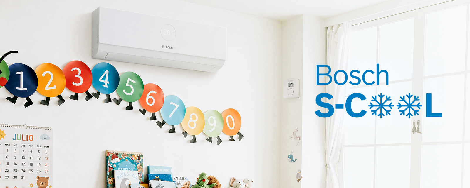 Bosch Home Comfort lanza la campaña  “Bosch S-COOL” para mejorar la climatización en escuelas infantiles y guarderías