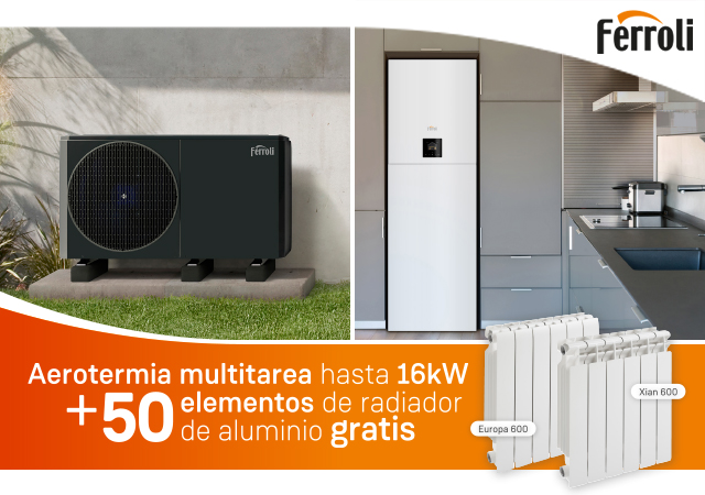 Promoción especial de aerotermia para instaladores: llévate radiadores gratos