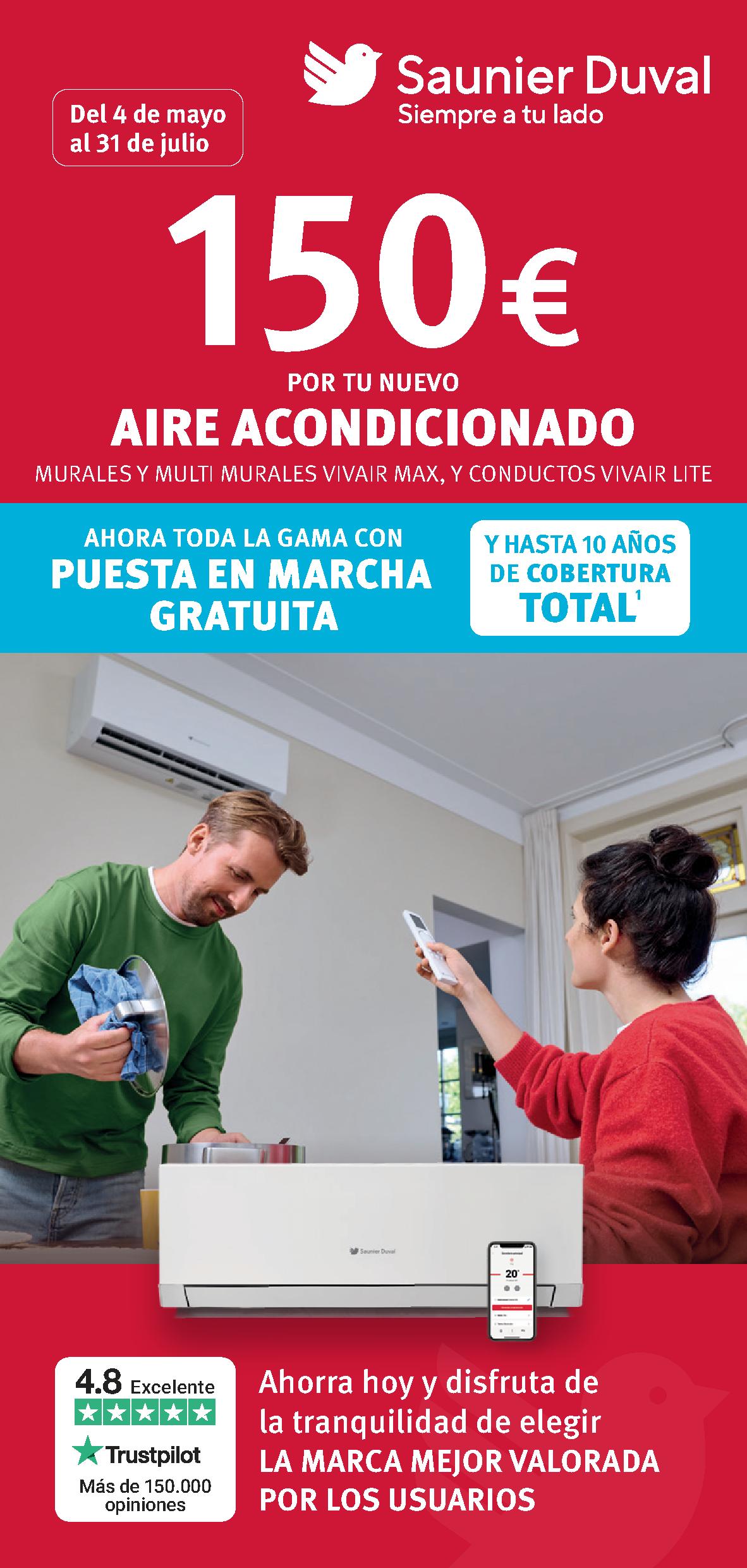 Nuevas campañas de calderas y equipos de aire acondicionado Saunier Duval