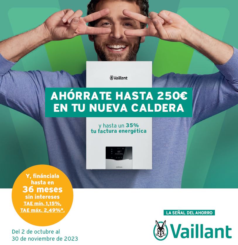 Nueva promoción de calderas Vaillant para usuarios finales