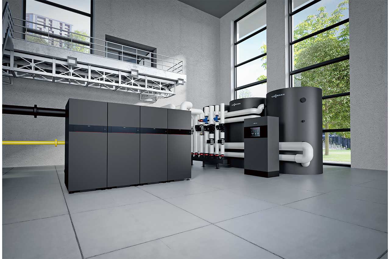 Viessmann lanza la nueva generación de calderas mediana de condensación a gas Vitocrossal 300 CI3 de 81 a 639 kW